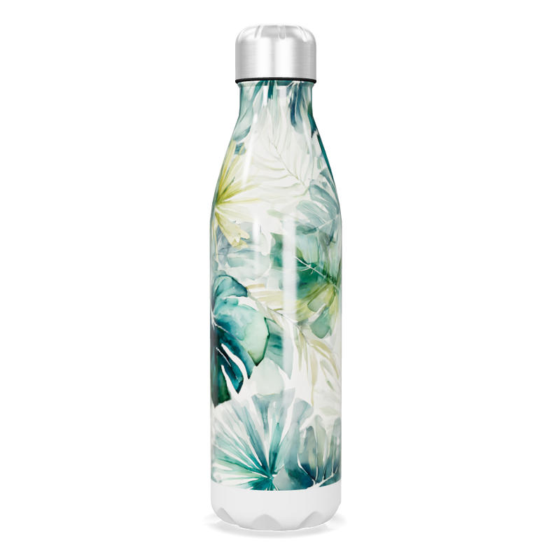 Garrafa Inox Folhagem Verde 500ml