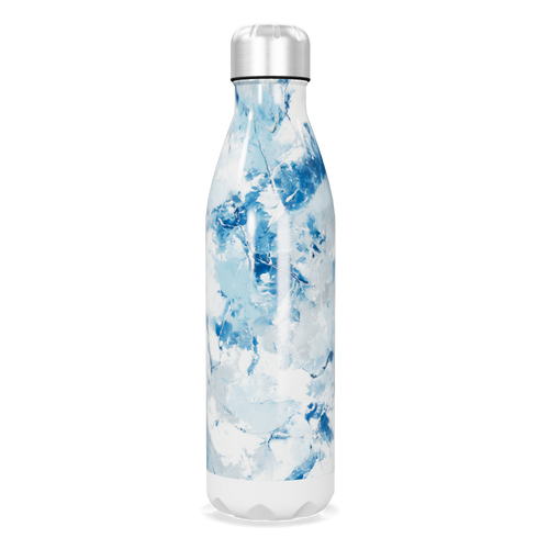 Garrafa Inox - Azul Marmorizada