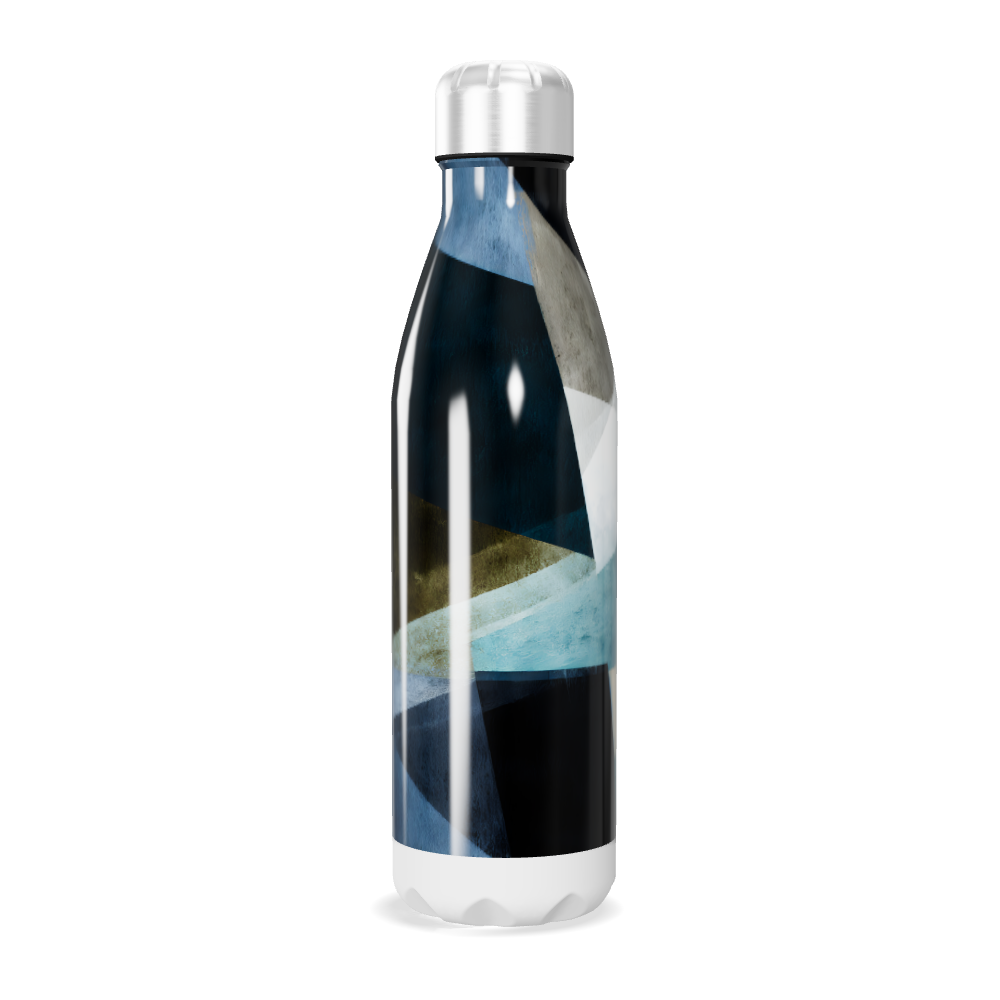 Garrafa Inox - Estampa Abstrata Colorida