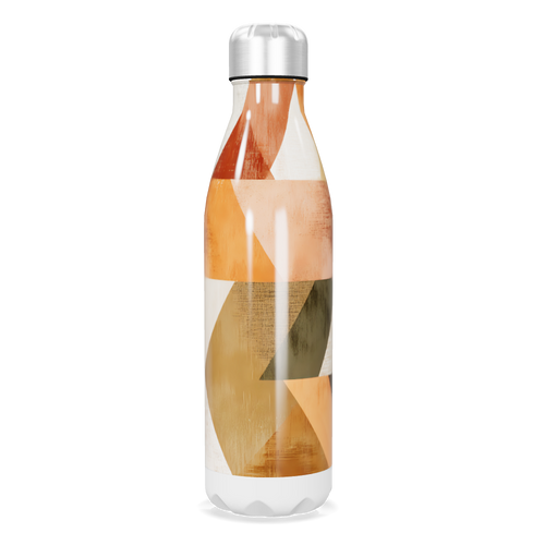 Garrafa Inox - Estampada Geométrica Colorida