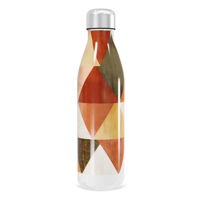 Garrafa Inox - Estampada Geométrica Colorida