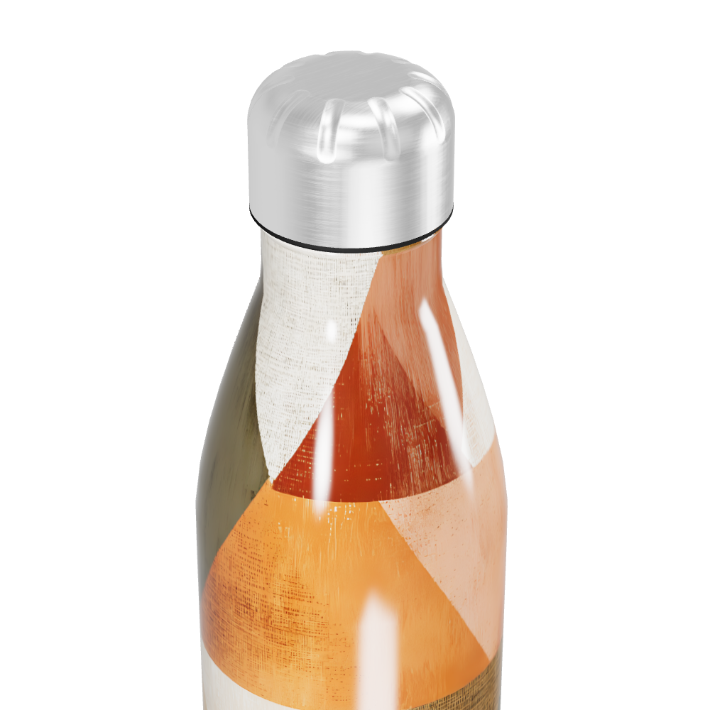 Garrafa Inox - Estampada Geométrica Colorida