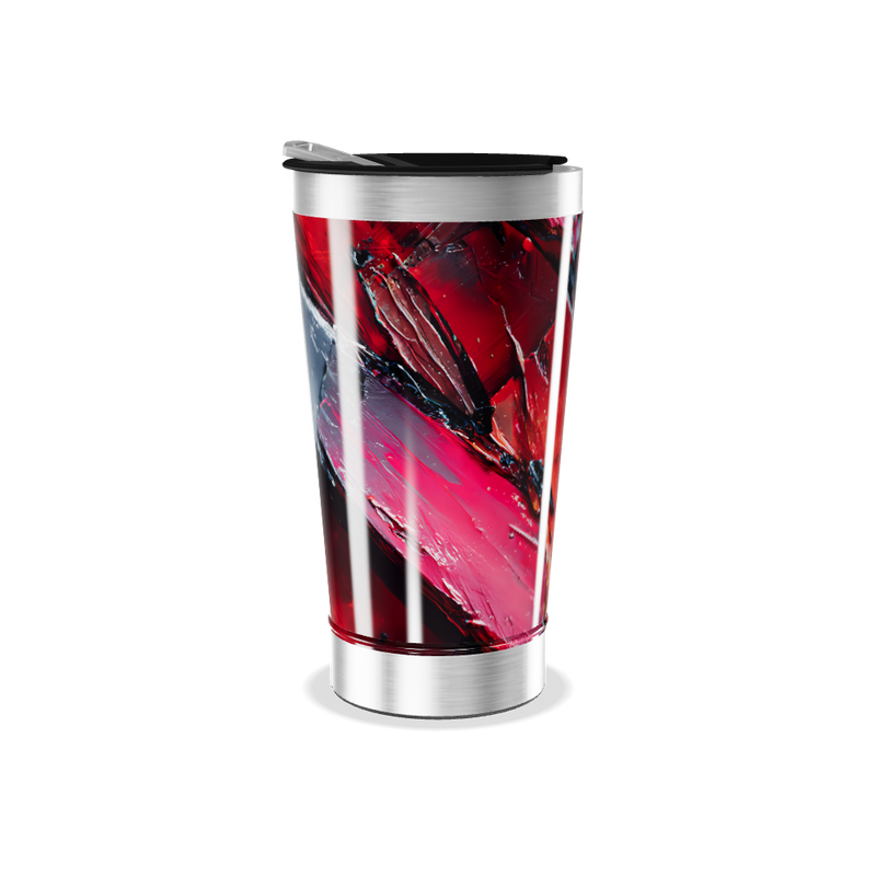 Copo Térmico - Estampa Abstrata Colorida