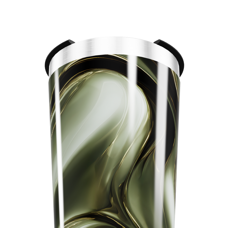 Copo Térmico - Verde Marmorizado Aço Inox