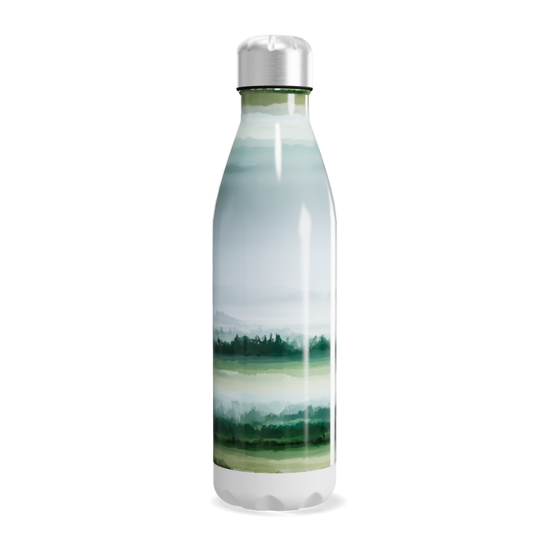 Garrafa Inox Verde Paisagem 500ml