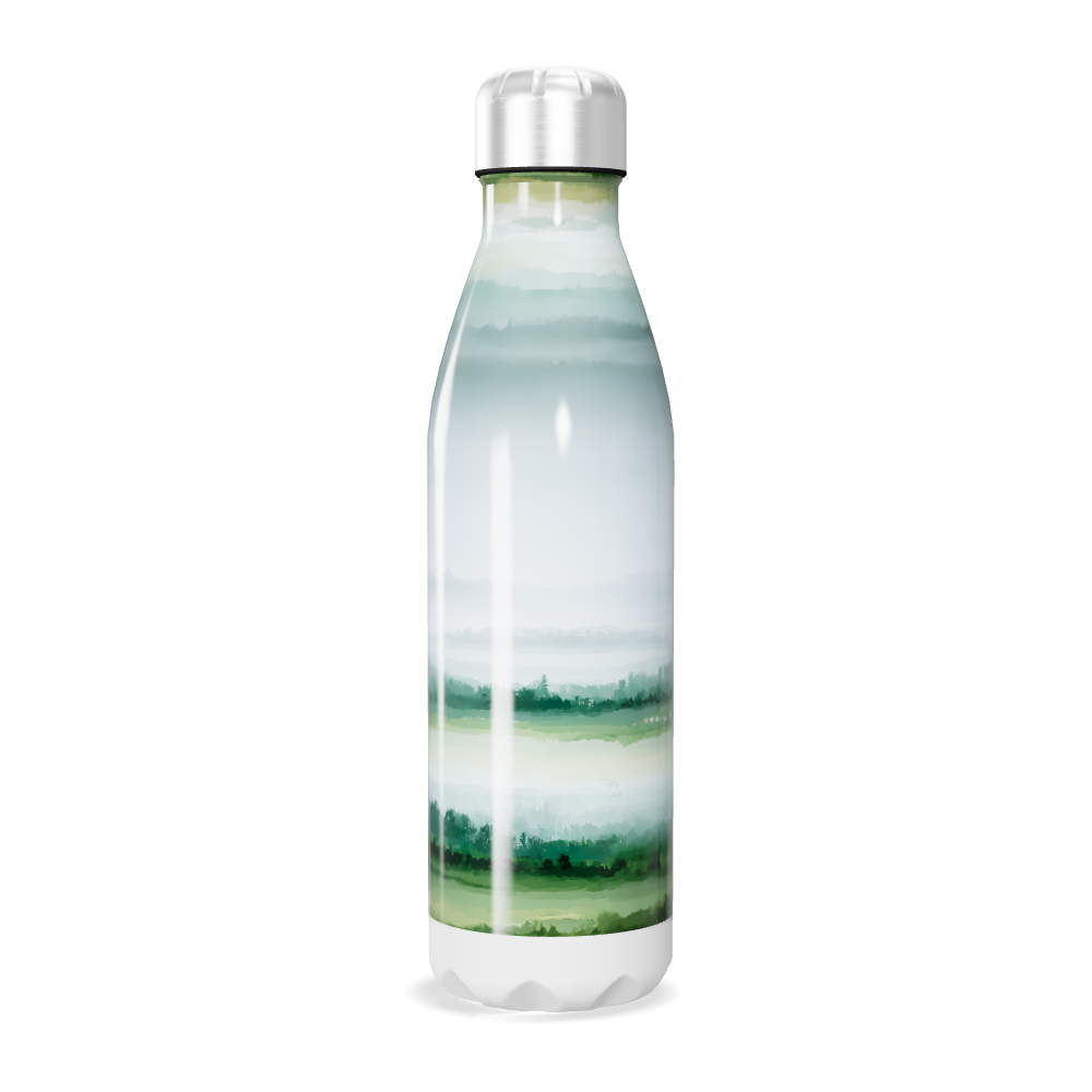 Garrafa Inox Verde Paisagem 500ml