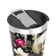 Copo Térmico - Estampa Caveira Floral