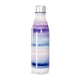 Garrafa Inox - Estampa Ondas Azul Roxo
