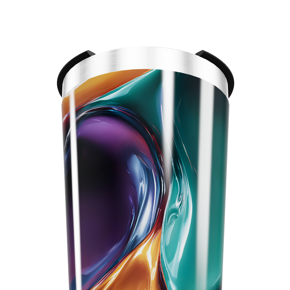 Copo Térmico - Estampa Colorida Abstrata