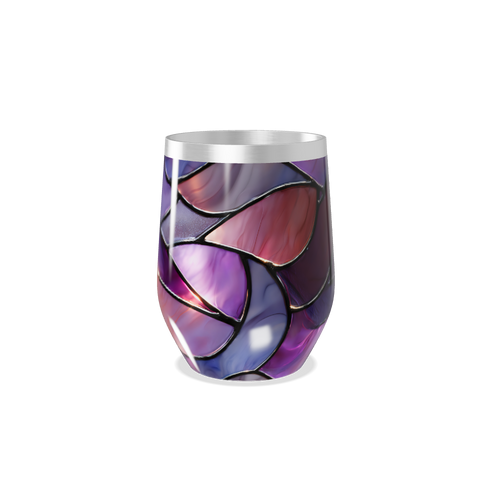 Copo Térmico Slim - Vidro Colorido Abstrato