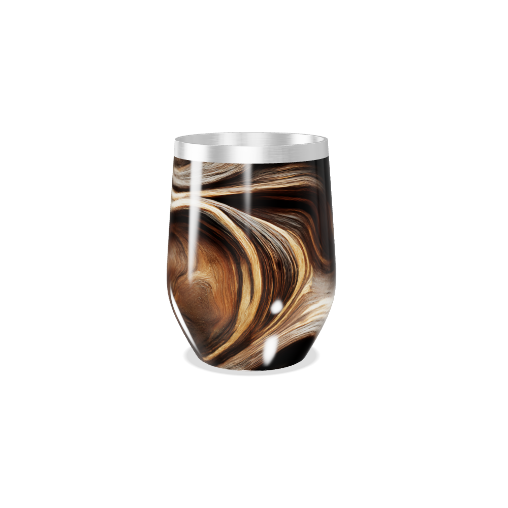 Copo Térmico Slim - Efeito Mármore Madeira