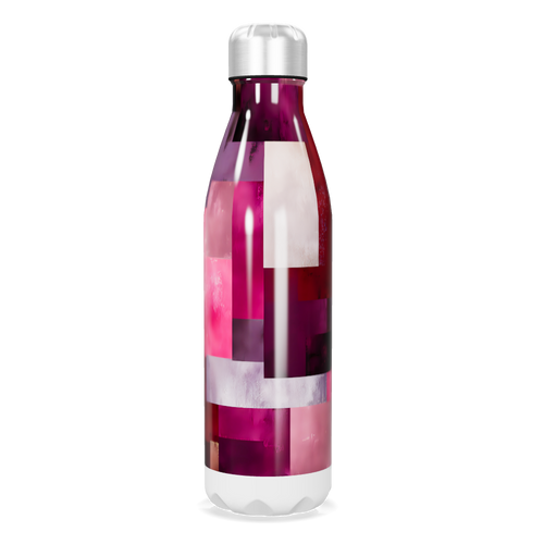 Garrafa Inox - Estampa Colorida Geométrica