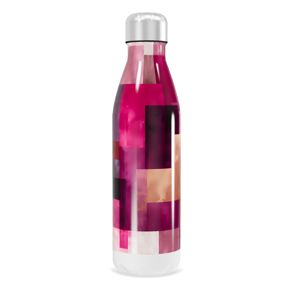 Garrafa Inox - Estampa Colorida Geométrica
