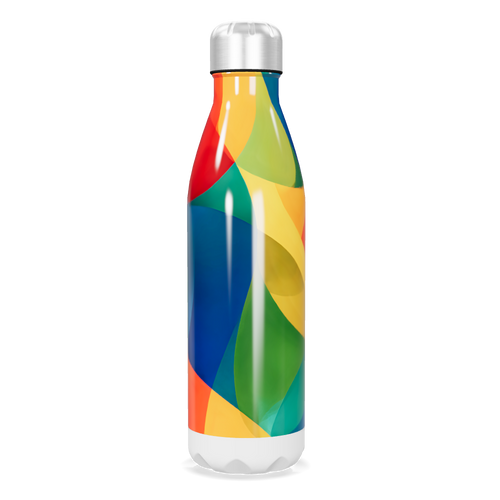 Garrafa Inox - Colorida Abstrata 500ml