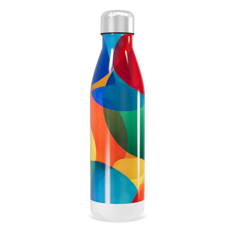 Garrafa Inox - Colorida Abstrata 500ml