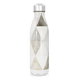 Garrafa Inox - Geométrica Bege e Branca