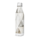 Garrafa Inox - Geométrica Bege e Branca