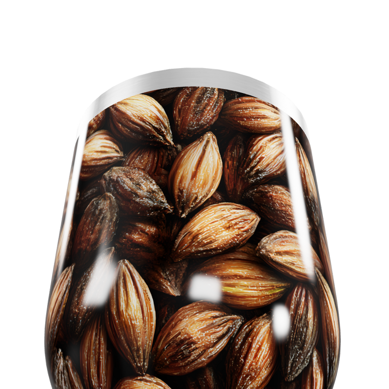 Copo Térmico Slim - Estampa Grãos Madeira