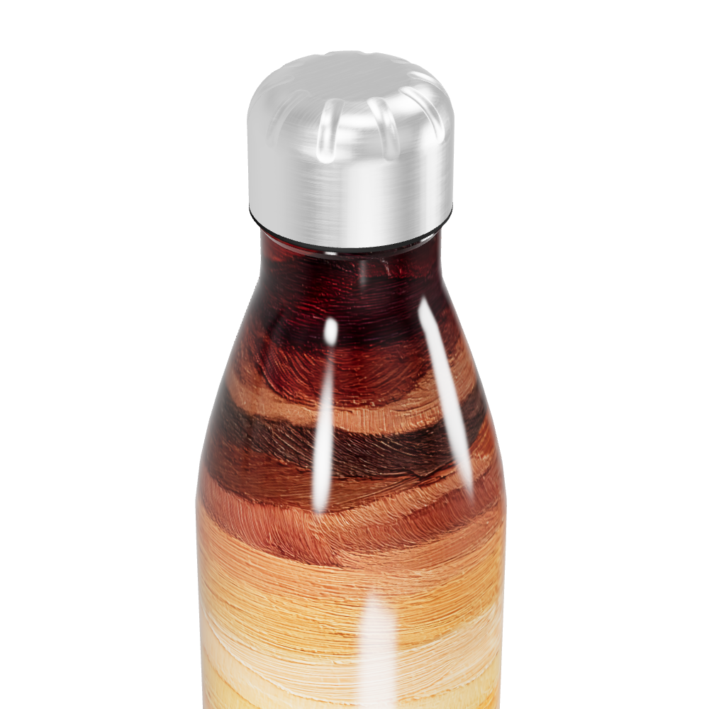 Garrafa Inox Estampada - Listras Coloridas