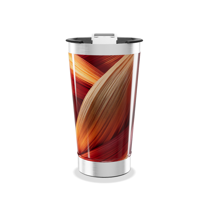 Copo Térmico - Estampa Abstrata Colorida