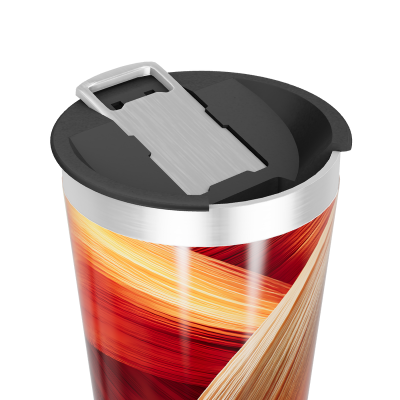 Copo Térmico - Estampa Abstrata Colorida