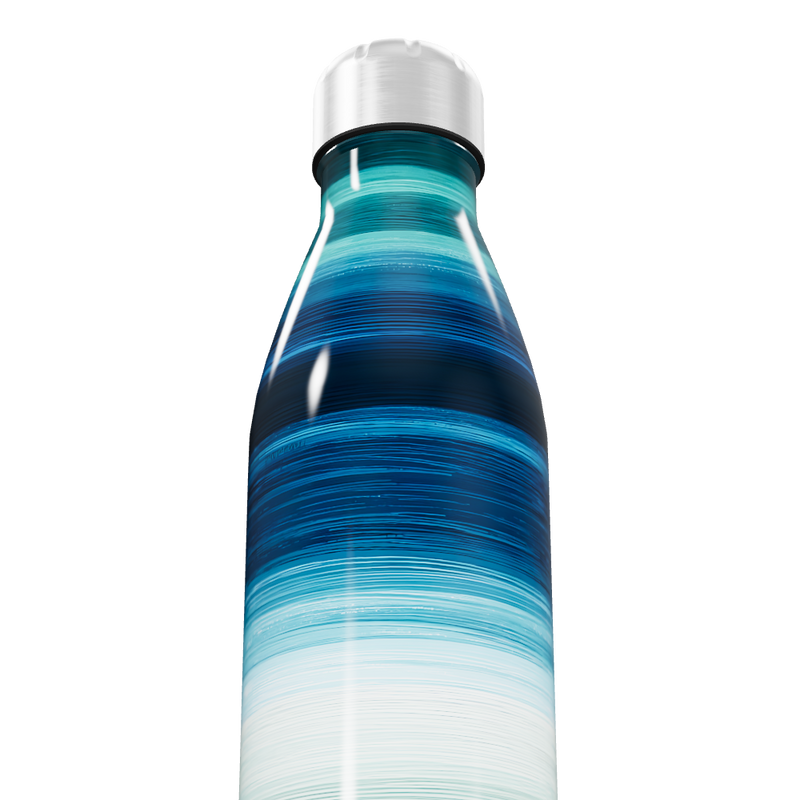 Garrafa Inox Listrada Azul Verde