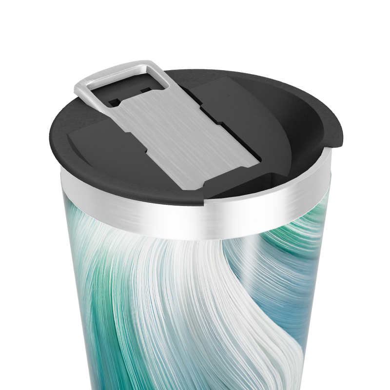 Copo Térmico - Estampa Azul e Verde