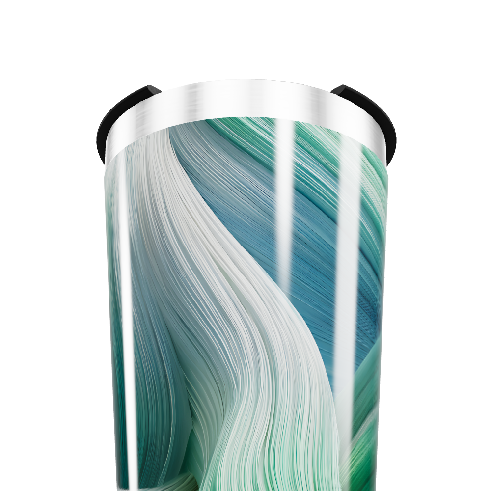 Copo Térmico - Estampa Azul e Verde