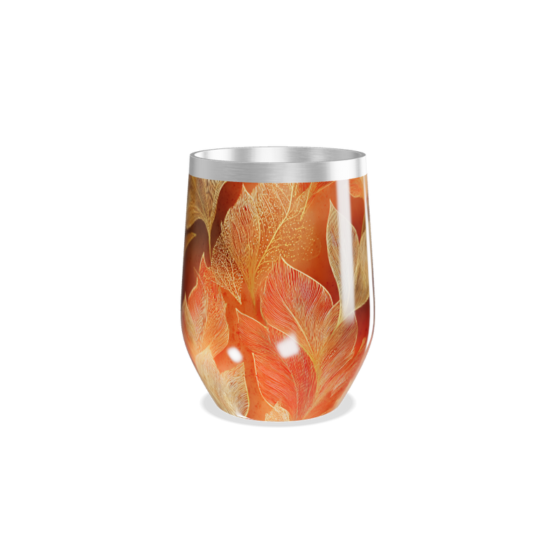 Copo Térmico Slim - Folhas Outono Aço Inox