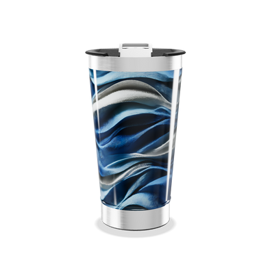 Copo Térmico - Estampa Ondas Azul