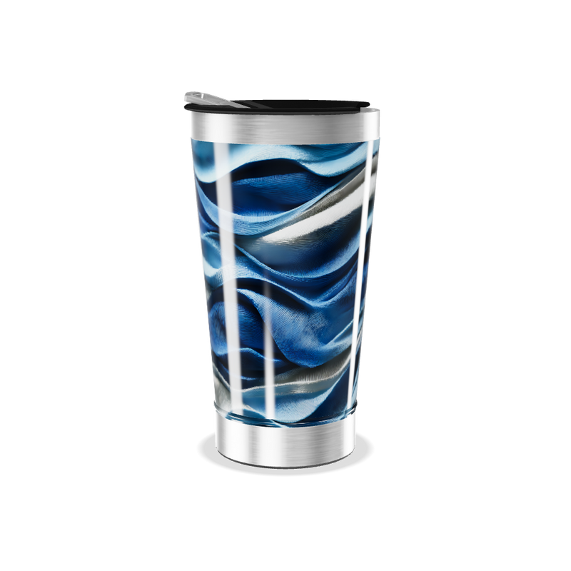 Copo Térmico - Estampa Ondas Azul