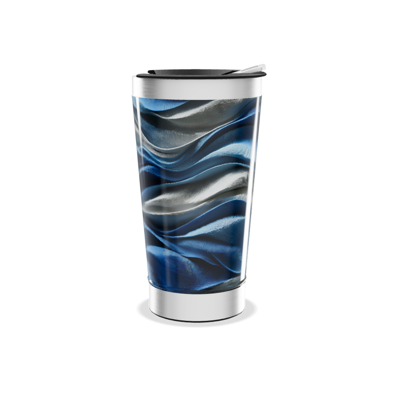 Copo Térmico - Estampa Ondas Azul