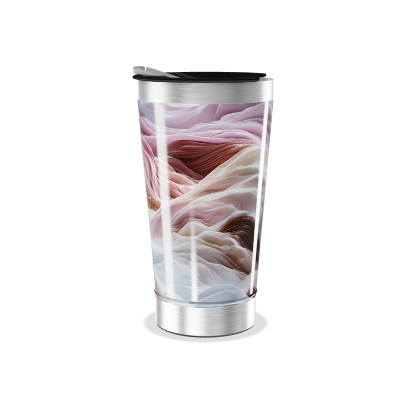 Copo Térmico - Estampa Abstrata Multicolorida