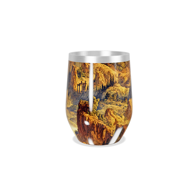 Copo Térmico Slim - Montanha Colorida Aço