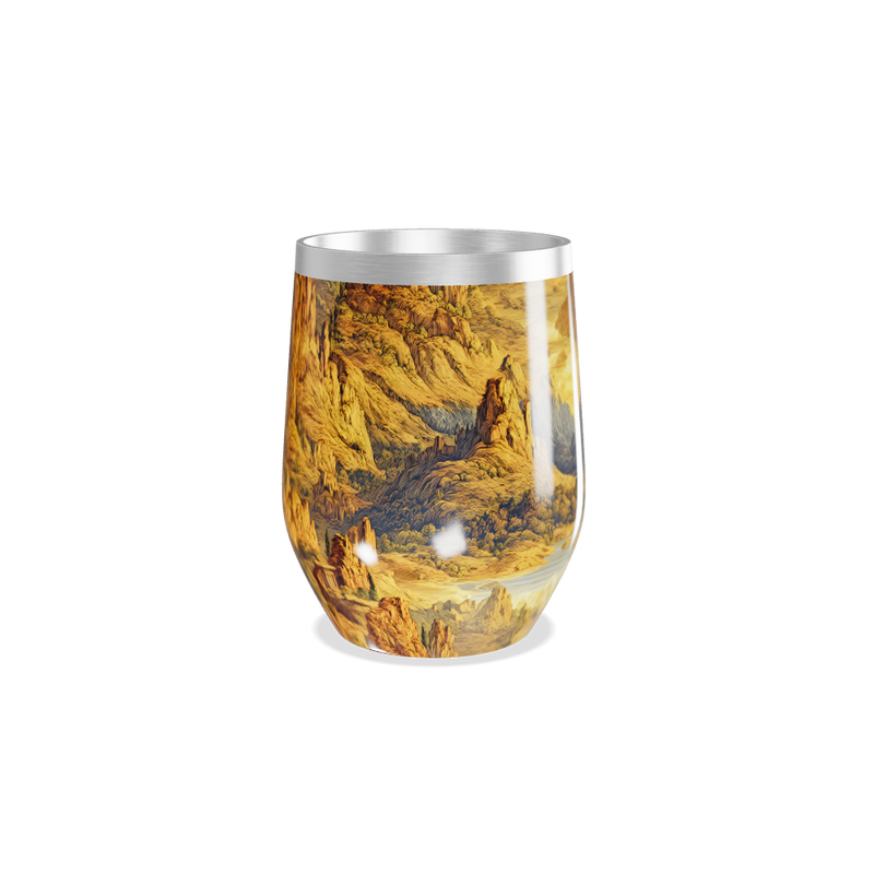 Copo Térmico Slim - Montanha Colorida Aço