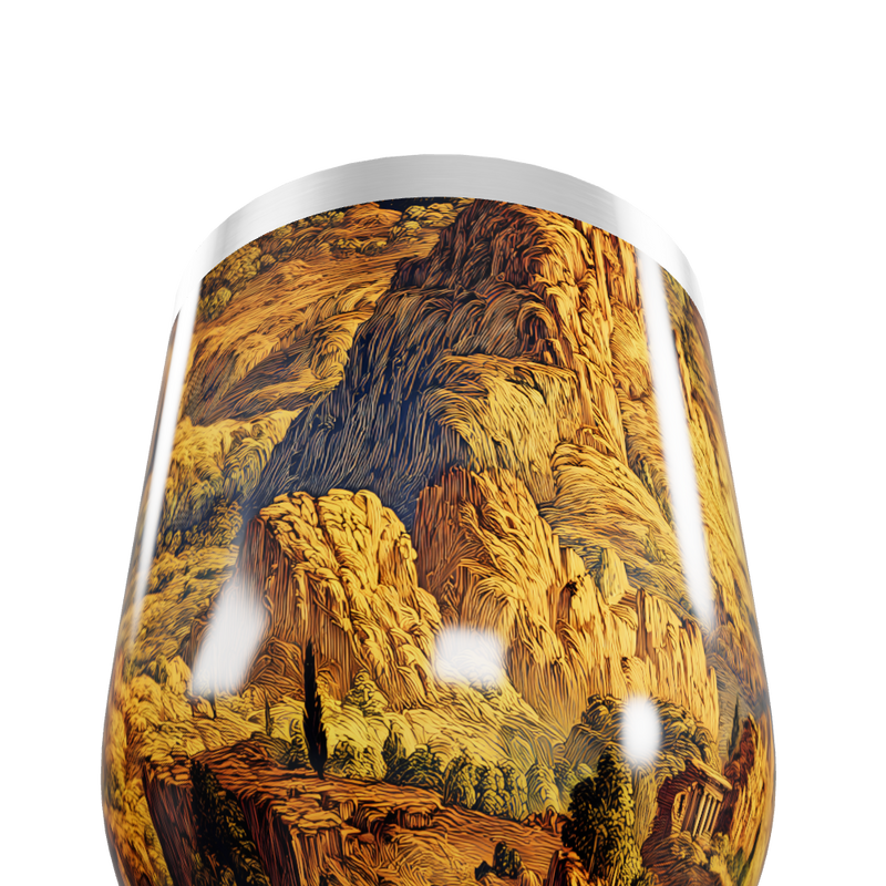 Copo Térmico Slim - Montanha Colorida Aço