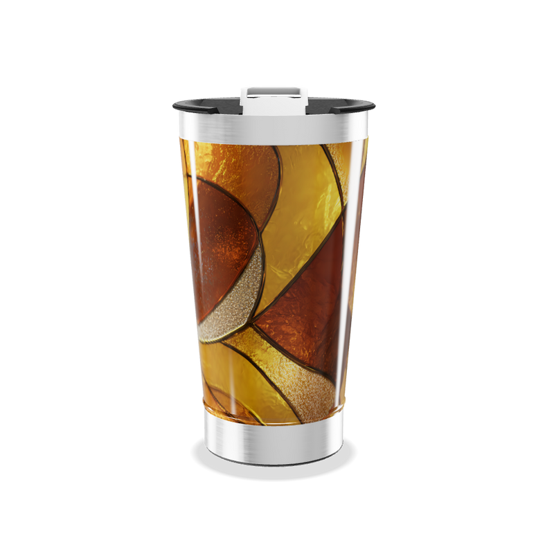 Copo Térmico - Estampa Vitral Colorido