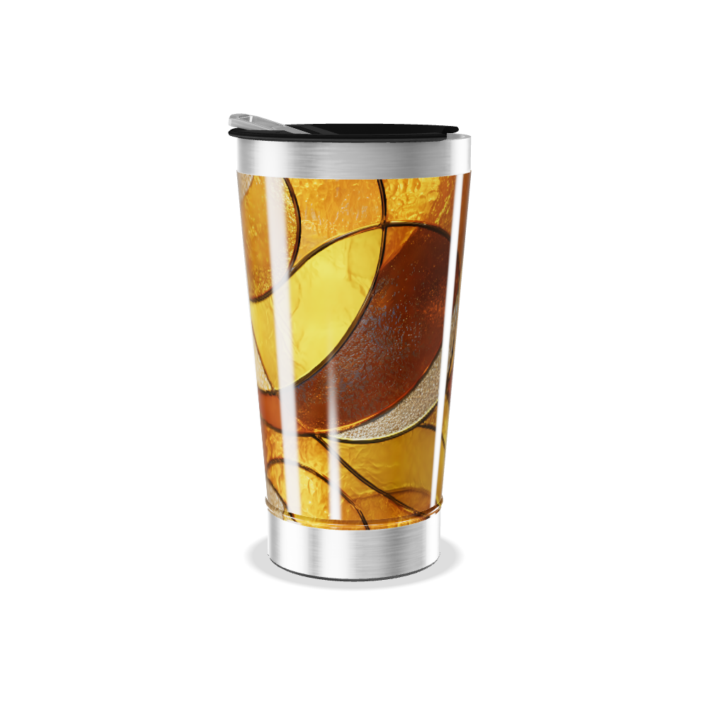 Copo Térmico - Estampa Vitral Colorido