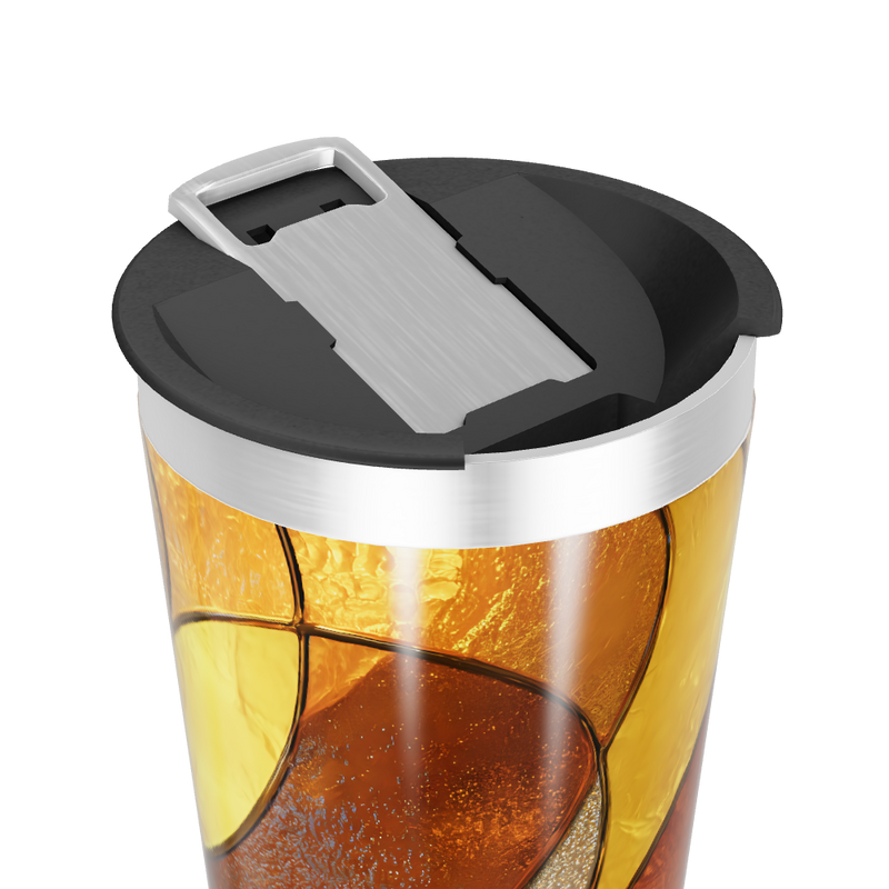 Copo Térmico - Estampa Vitral Colorido