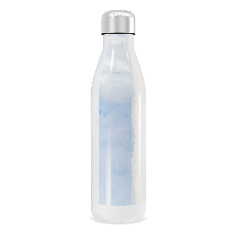 Garrafa Inox Branco Perolado 500ml