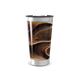 Copo Térmico - Marmorizado Marrom Inox