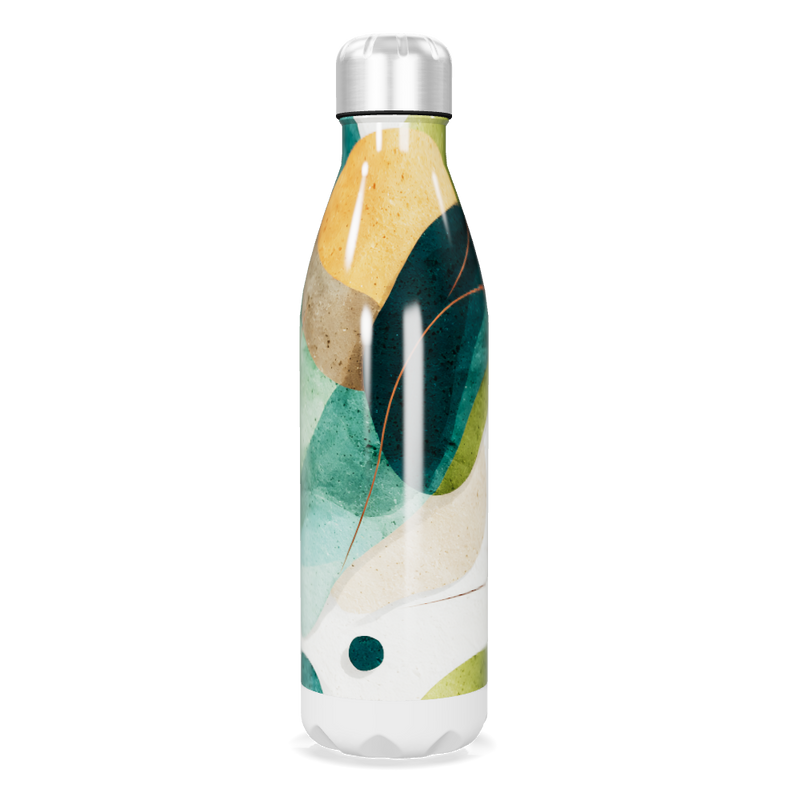 Garrafa Inox Estampada - Colorida 500ml