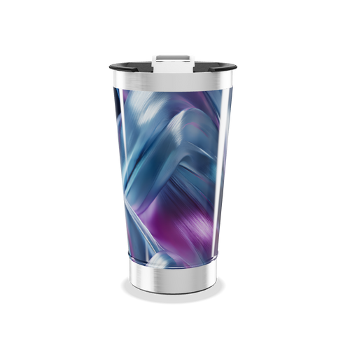 Copo Térmico - Azul e Roxo Metálico