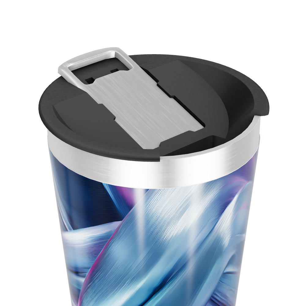 Copo Térmico - Azul e Roxo Metálico