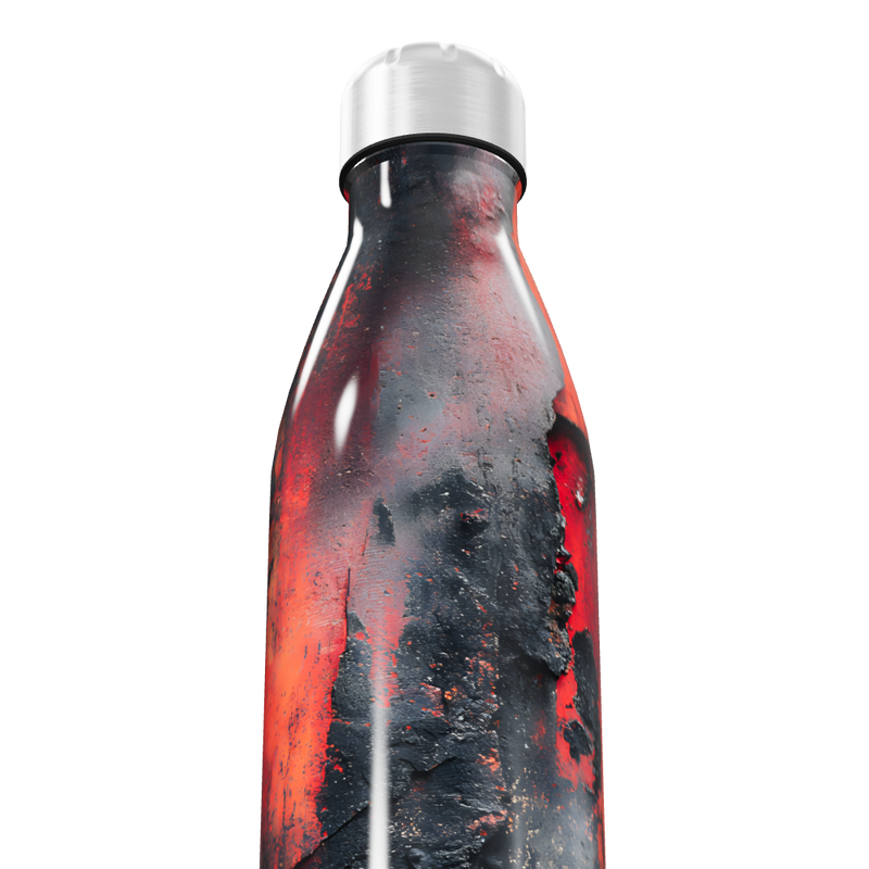 Garrafa Inox Estampa Vulcânica 500ml