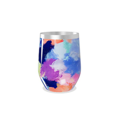 Copo Térmico Slim - Estampa Colorida Abstrata