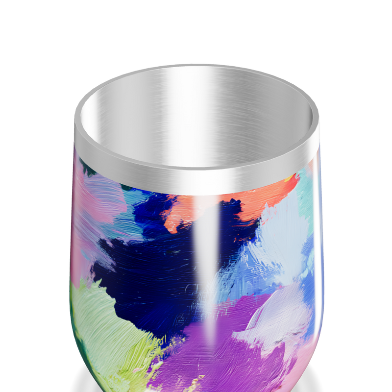 Copo Térmico Slim - Estampa Colorida Abstrata