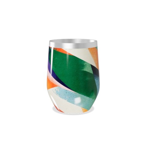 Copo Térmico Slim - Estampa Colorida Abstrata