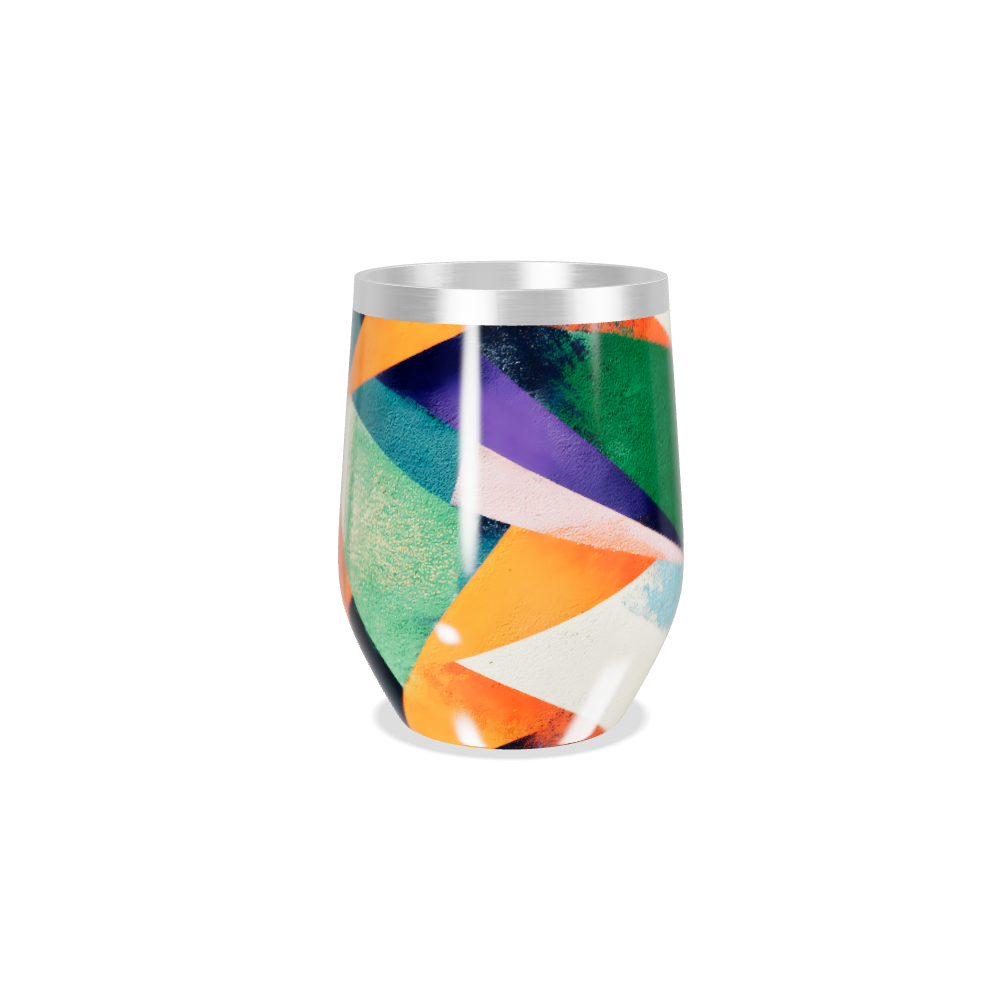 Copo Térmico Slim - Estampa Colorida Abstrata