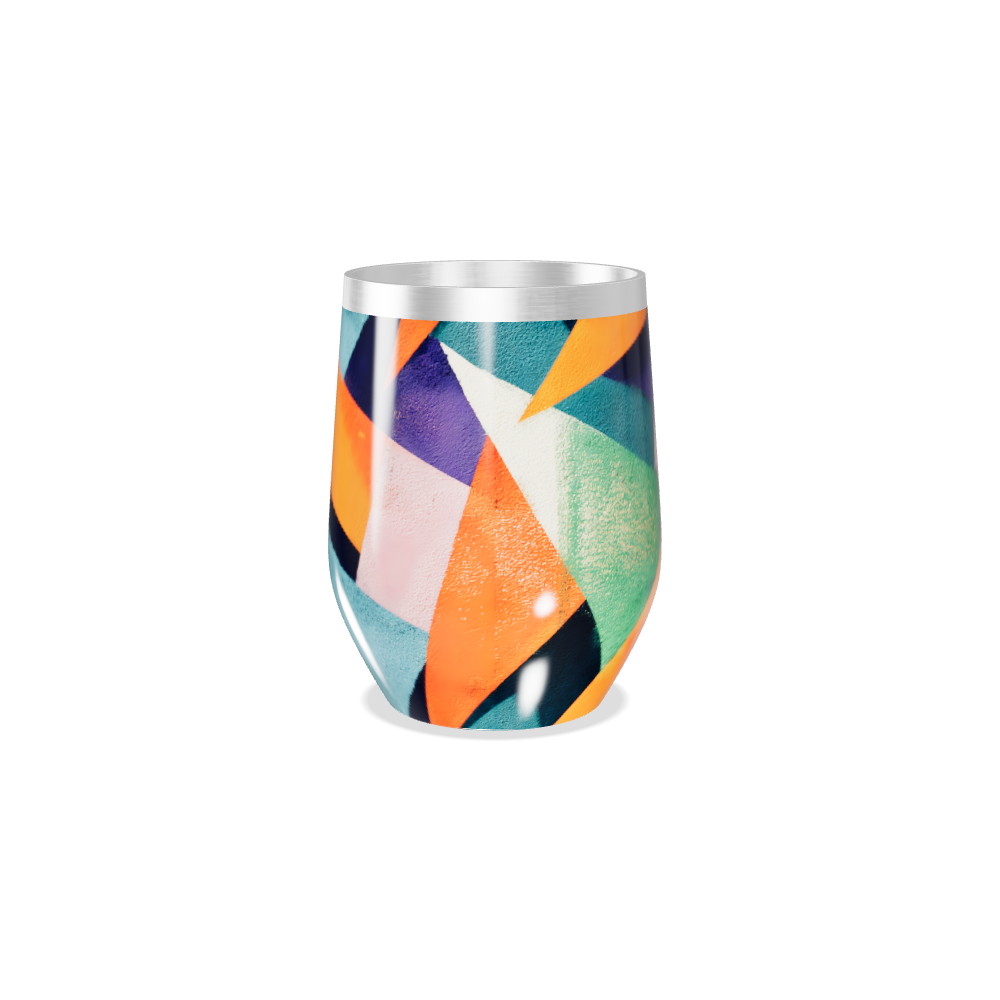 Copo Térmico Slim - Estampa Colorida Abstrata